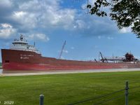Hon James L Oberstar upbound at the Soo on Saturday. David Kaye