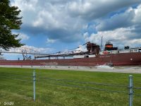Hon James L Oberstar upbound at the Soo on Saturday. David Kaye