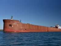 Paul R. Tregurtha upbound on the St. Marys River on 8-22-21. Roger LeLievre