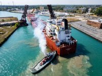 Whitefish Bay arrived in South Chicago September 19, 2021 to unload salt. Stephen Sostaric
