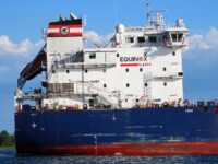Captain Henry Jackman upbound Thursday at Point Louise. Graham Grattan (Aug 2021)