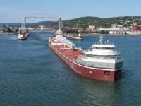 Wilfred Sykes departing Duluth. Chris Mazzella Aug 13 2021
