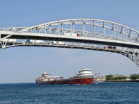 Wilfred Sykes downbound at Port Huron Tuesday afternoon. Terri Hoag (Sep 2021)